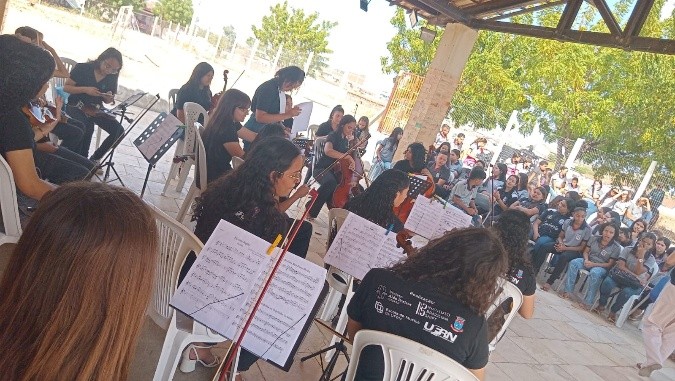 Concerto Gira Mundo — parceria EMUFRN e Sibelius Academy, Praça da Catedral de Santana, Caicó/RN