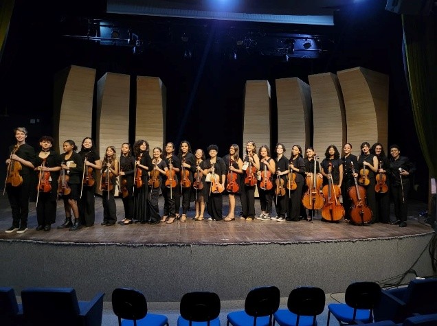Concerto da Orquestra de Cordas Aldo Parisot no Auditório Onofre Lopes, Escola de Música da UFRN, Natal